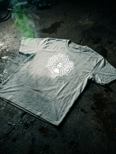 Medusa Short Sleeve Gray T-Shirt